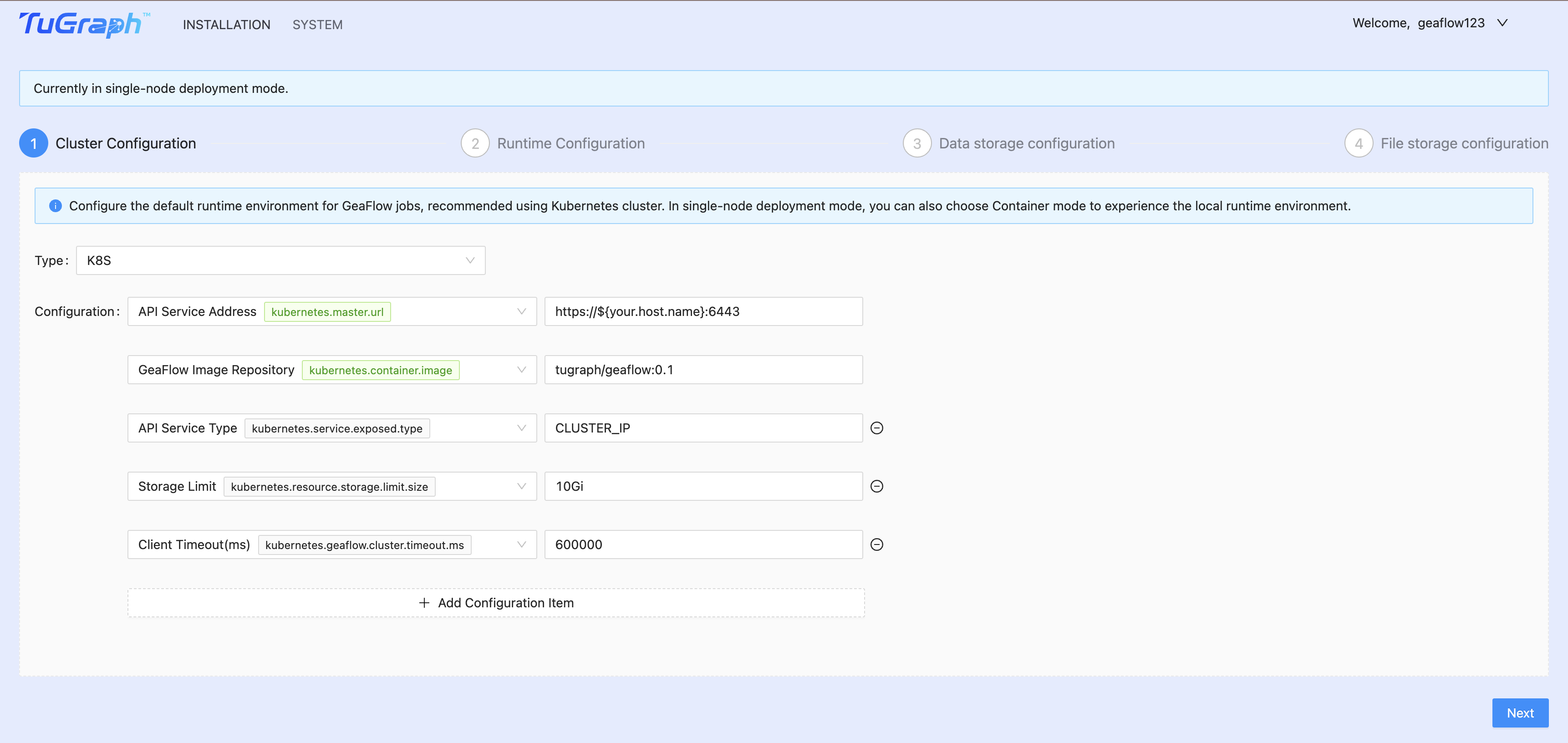 install_cluster_config